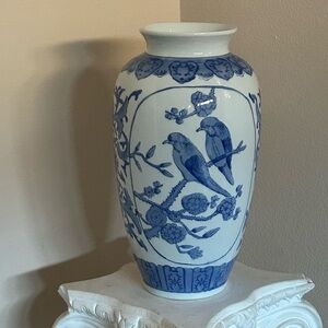 Blue and White Porcelain Vase